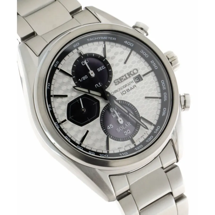 Seiko Sport Chronograaf Quartz Zonnehorloge-Heren Horloges