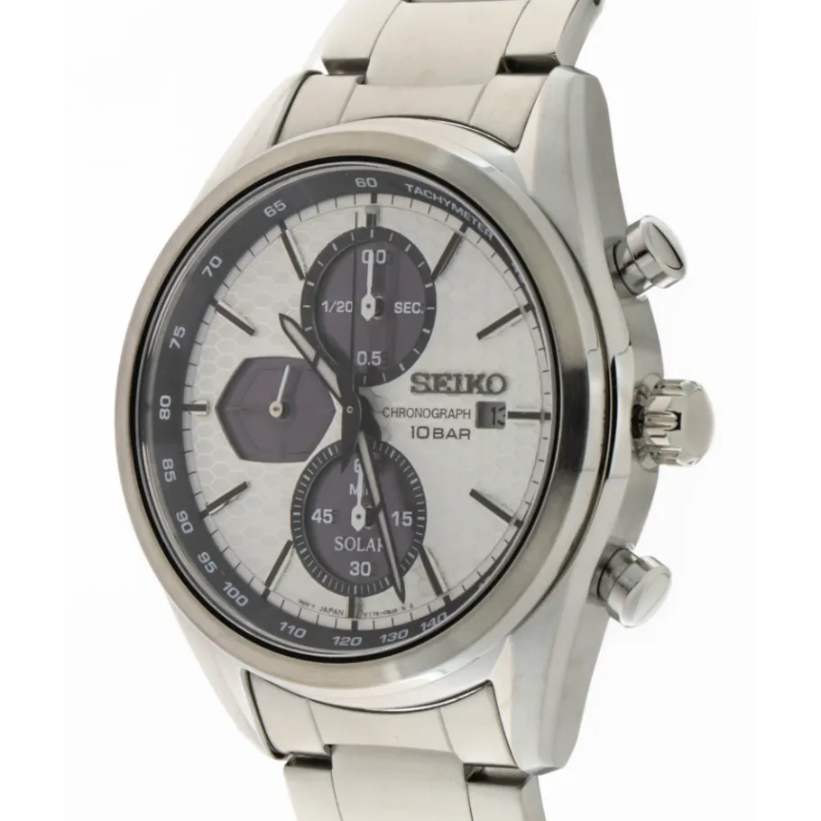 Seiko Sport Chronograaf Quartz Zonnehorloge-Heren Horloges
