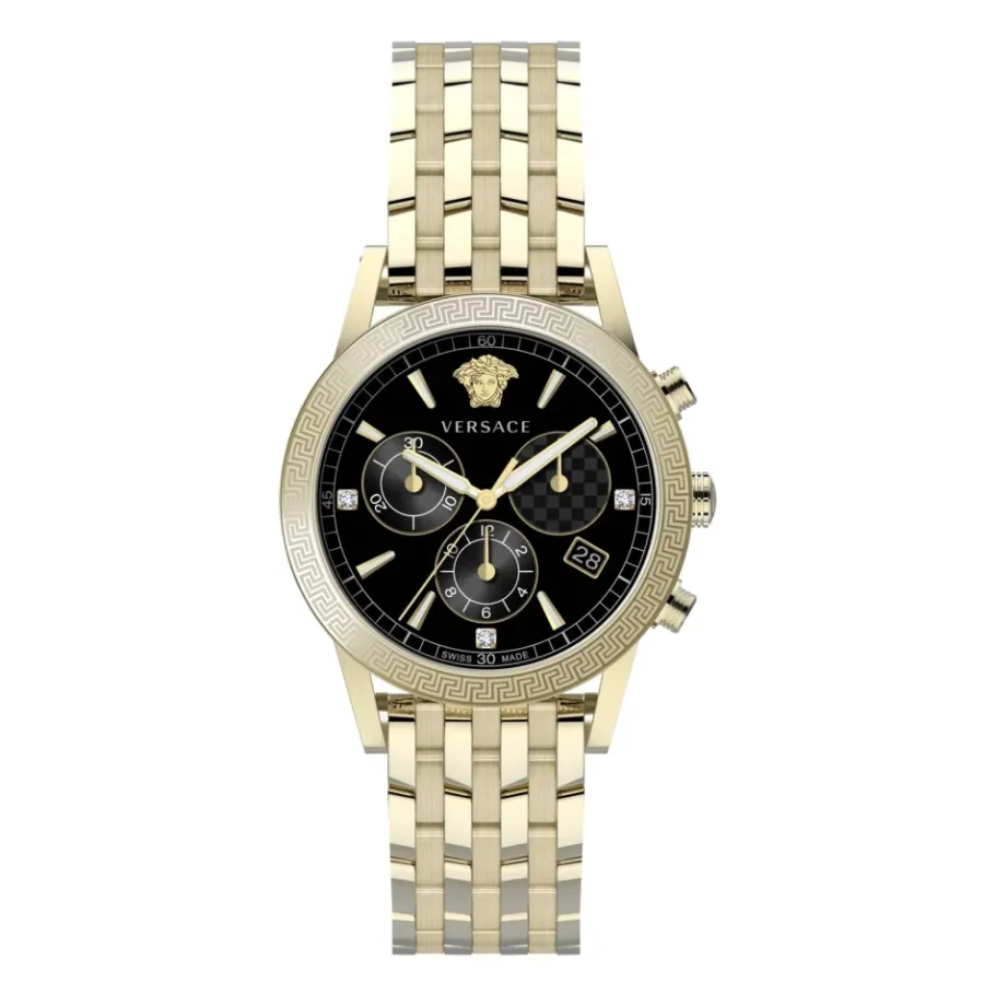 Versace Sport Tech Band Roestvrijstalen Horloge-Heren Horloges