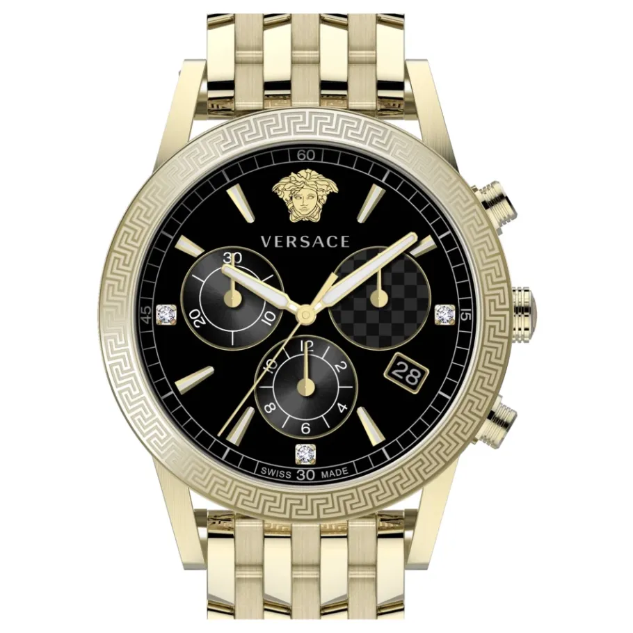 Versace Sport Tech Band Roestvrijstalen Horloge-Heren Horloges