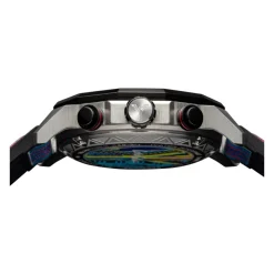 Carlo Colucci Sportief roestvrijstalen horloge met siliconen band-Heren Horloges