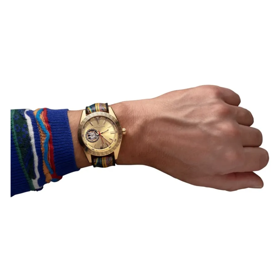 Carlo Colucci Sportief roestvrijstalen horloge met siliconen band-Heren Horloges