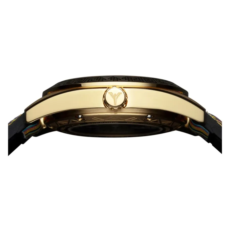 Carlo Colucci Sportief roestvrijstalen horloge met siliconen band-Heren Horloges