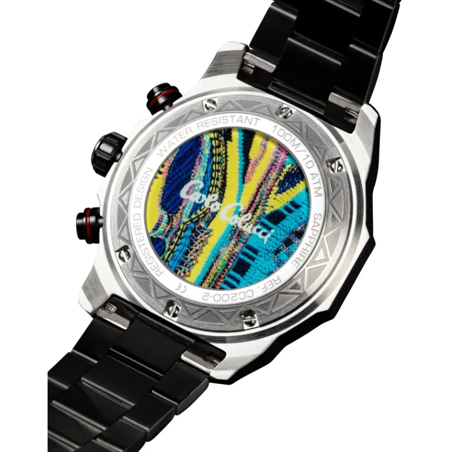 Carlo Colucci Sportief Roestvrijstalen Horloge met Chronograaf-Heren Horloges