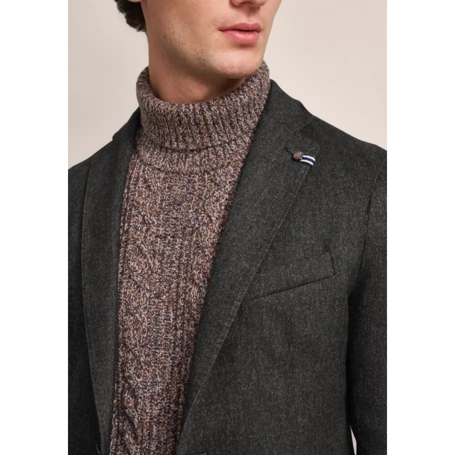 Bugatti Sportieve Herenjas Donker Bruin-Heren Kostuums