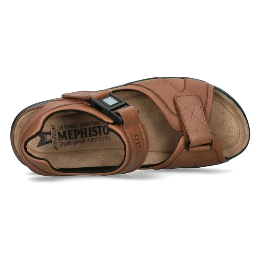 Mephisto Sportieve herensandaal - kastanje-Heren Sandalen