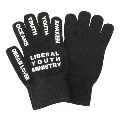 Liberal Youth Ministry Stijlvol bedrukt T-shirt-Heren Handschoenen