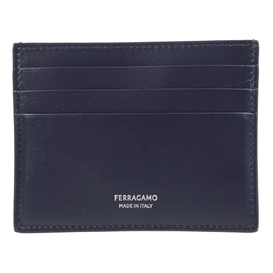 Ferragamo Stijlvol Leren Portemonnee voor Mannen-Heren Portefeuilles