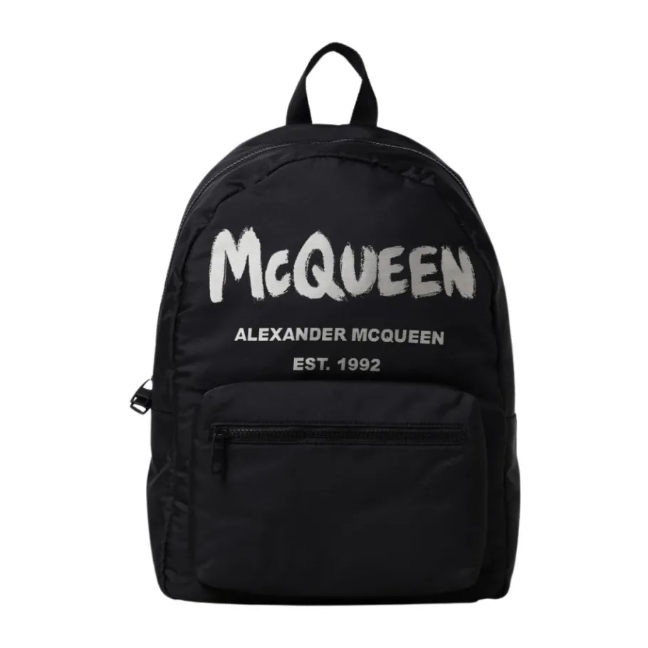 Alexander McQueen Stijlvolle Bedrukte Rugzak-Heren Rugzakken