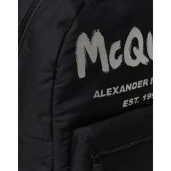 Alexander McQueen Stijlvolle Bedrukte Rugzak-Heren Rugzakken