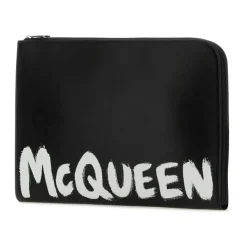 Alexander McQueen Stijlvolle Clutch Portemonnees en Kaarthouders-Heren Portefeuilles