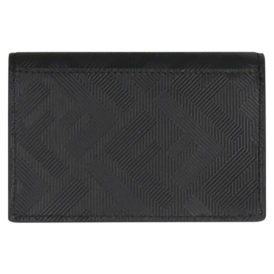 Fendi Stijlvolle Leren Kaarthouder-Heren Portefeuilles