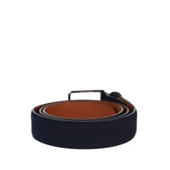 Santoni Stijlvolle leren riem met gesp-Heren Riemen