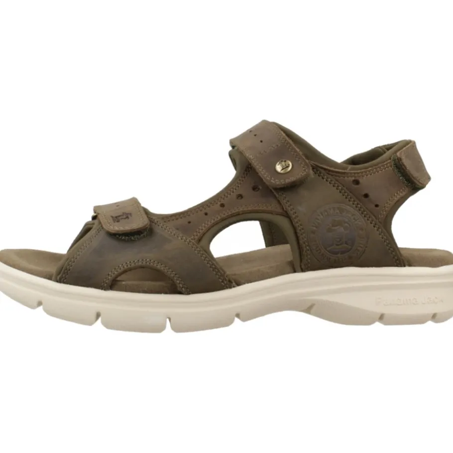 Panama Jack Stijlvolle platte sandalen met plakband-Heren Sandalen