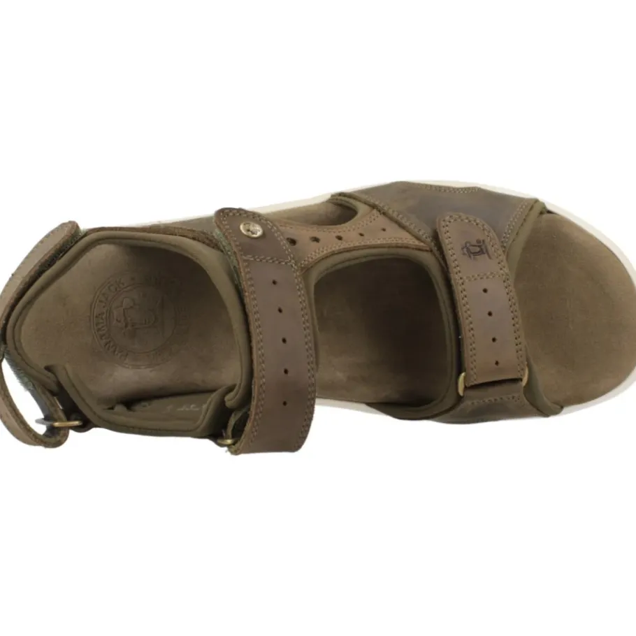Panama Jack Stijlvolle platte sandalen met plakband-Heren Sandalen