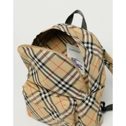 Burberry Stijlvolle Rugzak met Ruitpatroon-Heren Rugzakken