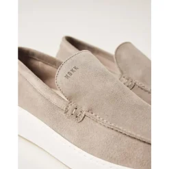 Nubikk Stijlvolle Sand Loafers-Heren Instappers & Slip Ons