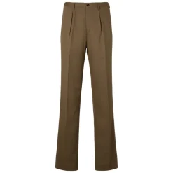 SLOWEAR Straight-Fit wollen gabardine broek-Heren Broeken