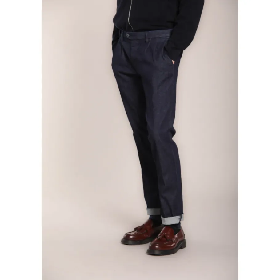 Mason's Stretch denim chino broek regular fit-Heren Jeans