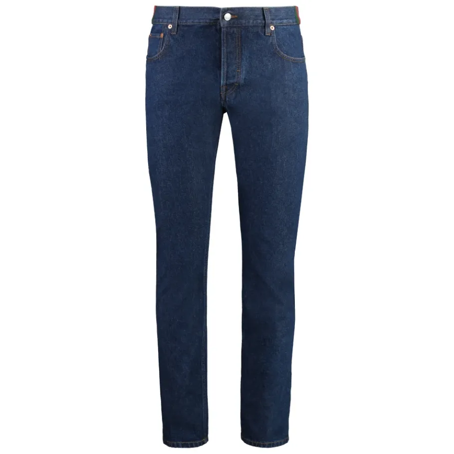 Gucci Stretch Katoenen Jeans-Heren Jeans