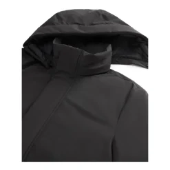 Woolrich Stretch Nylon Jas met Padding en Afneembare Capuchon-Heren Jassen