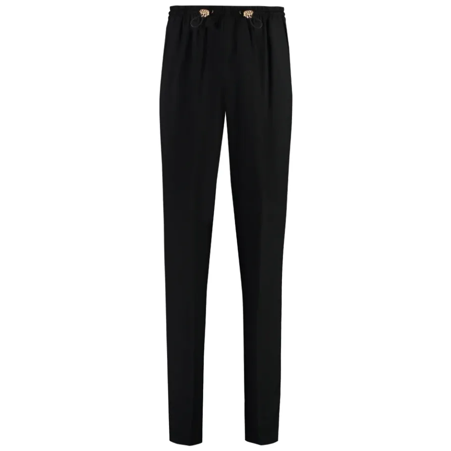 Versace Stretch Viscose Trousers-Heren Broeken