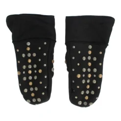 Dolce & Gabbana Studded Shearling Handschoenen - Zwart-Heren Handschoenen