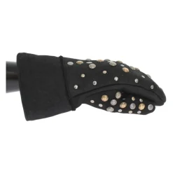 Dolce & Gabbana Studded Shearling Handschoenen - Zwart-Heren Handschoenen