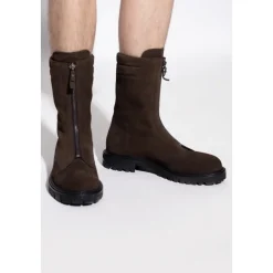 Giorgio Armani Suède Enkellaarsjes-Heren Laarzen