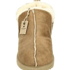 Shepherd Suède Heren Pantoffels Cognac Kleur-Heren Snowboots