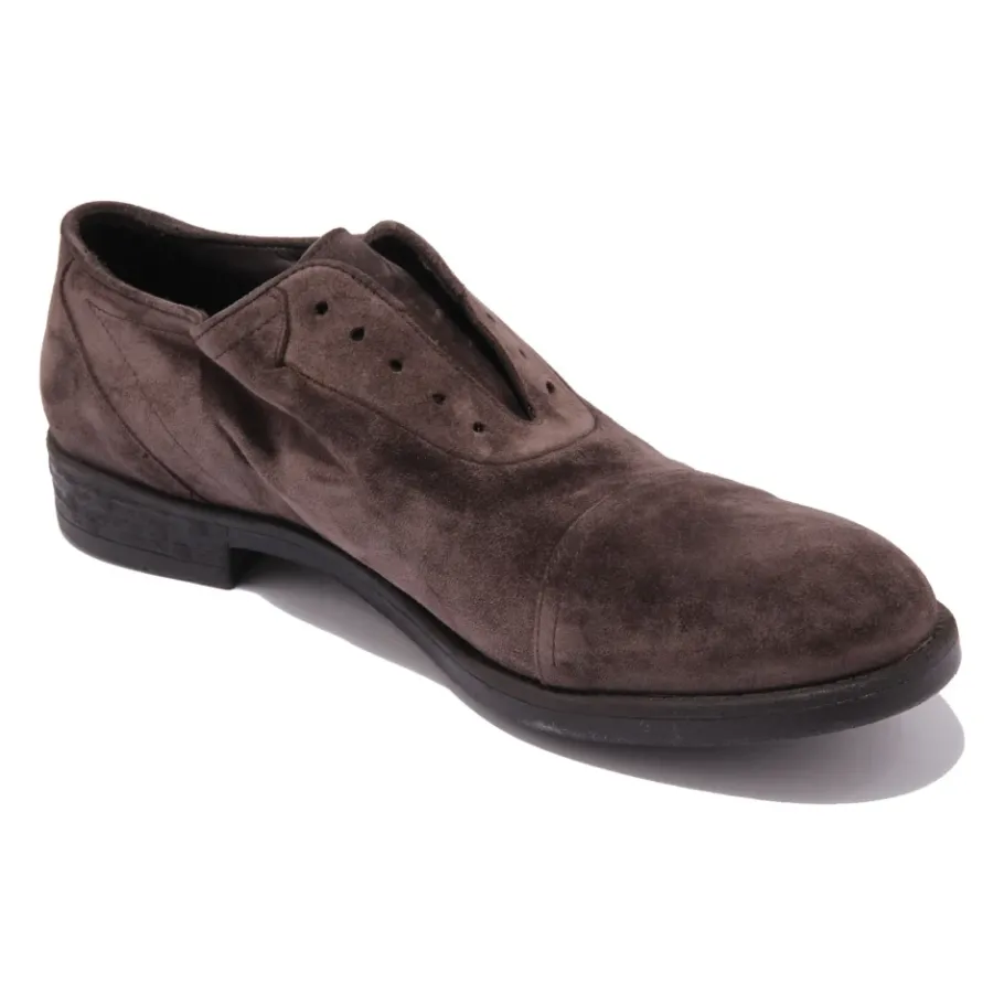 HUNDRED100 Suède Instap Schoenen, Gemaakt in Italië-Heren Nette Schoenen