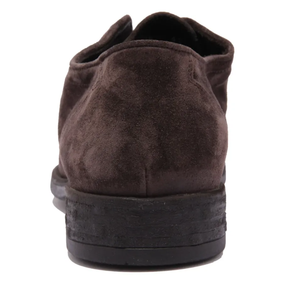 HUNDRED100 Suède Instap Schoenen, Gemaakt in Italië-Heren Nette Schoenen