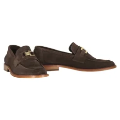 Bruno Magli Suède Kalfsleren Penny Loafers-Heren Instappers & Slip Ons