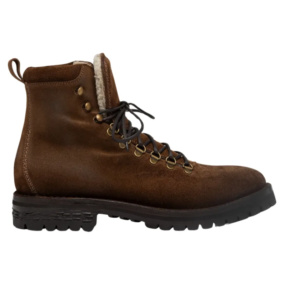 Elia Maurizi Suède Leren Enkellaars-Heren Snowboots