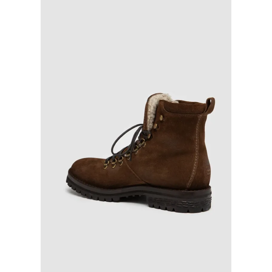 Elia Maurizi Suède Leren Enkellaars-Heren Snowboots