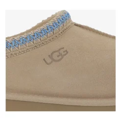 UGG Suède Leren Geborduurde Pantoffels-Heren Instappers & Slip Ons