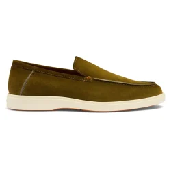 Santoni Suède Loafer-Heren Instappers & Slip Ons