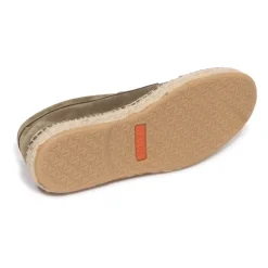 Abarca Suède Loafer in kaki-Heren Espadrilles
