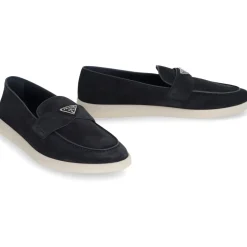 Prada Suède Loafers-Heren Instappers & Slip Ons