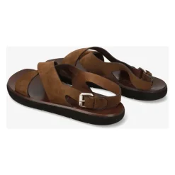 Premiata Suède sandaal met leren binnenzool-Heren Sandalen