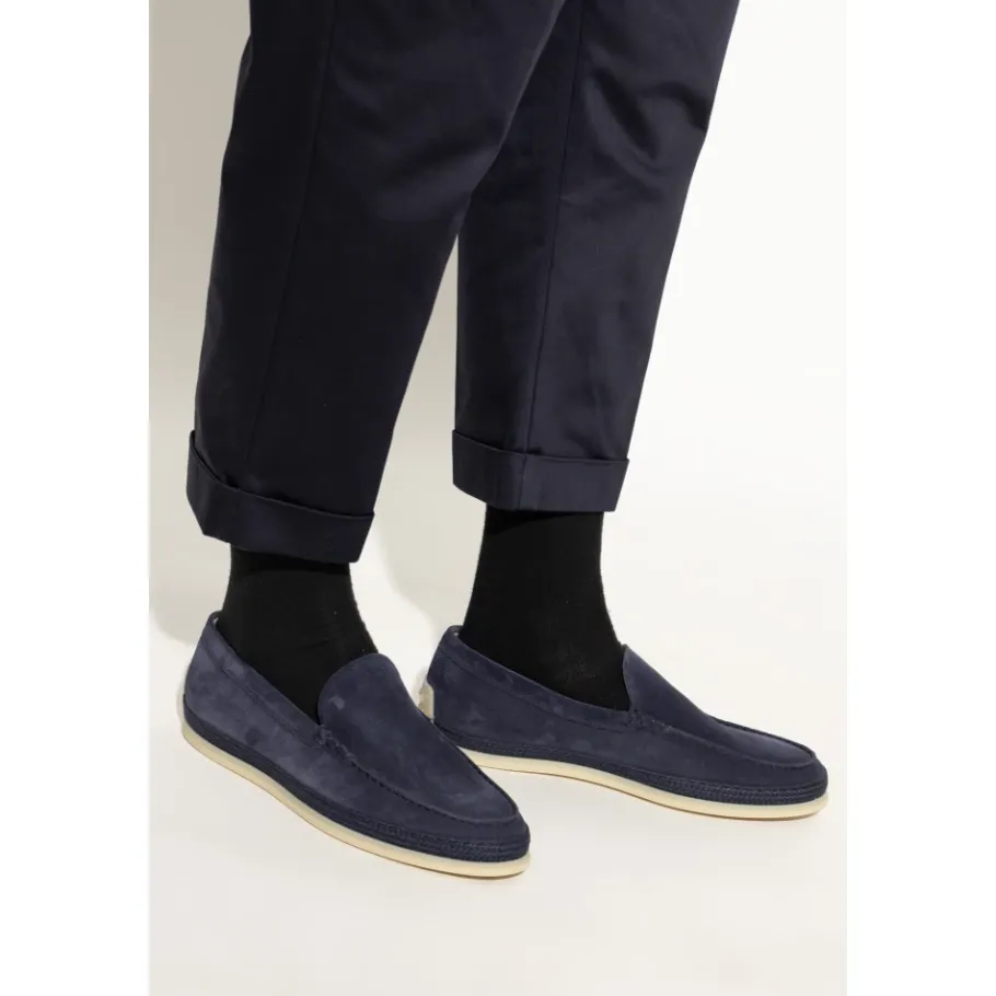 Tod's Suède schoenen type loafers-Heren Instappers & Slip Ons