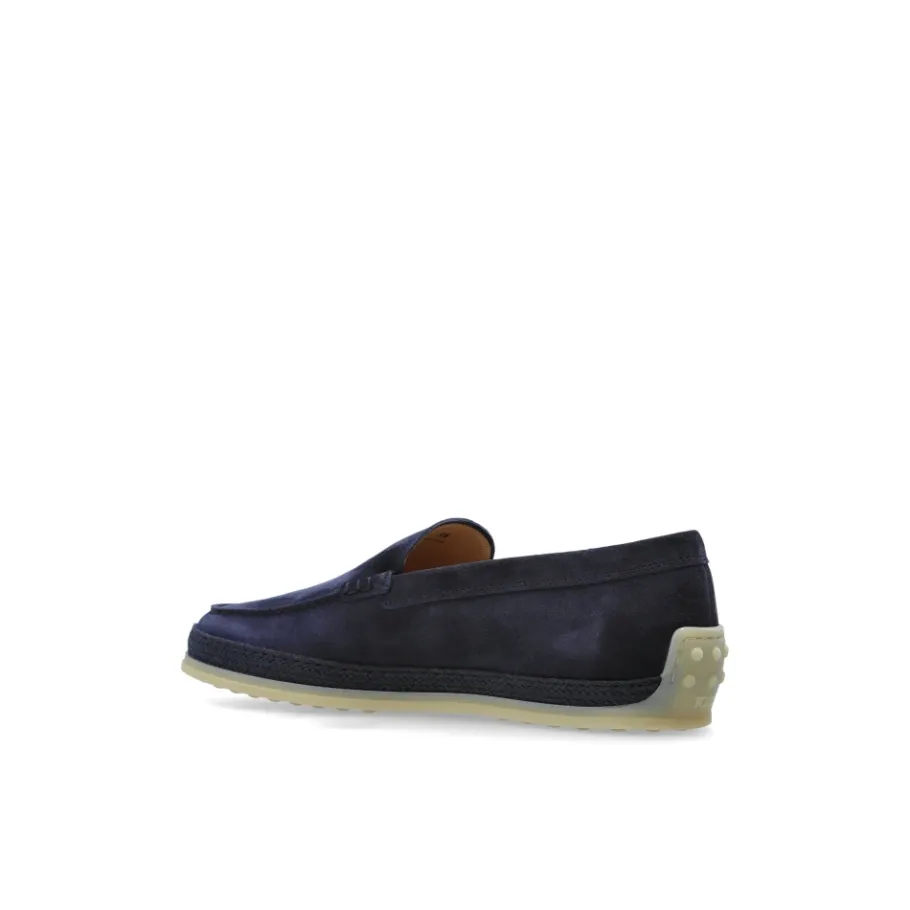 Tod's Suède schoenen type loafers-Heren Instappers & Slip Ons