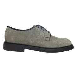 Doucal's Suede Kalfsleren Derby Schoenen-Heren Nette Schoenen