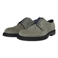 Doucal's Suede Kalfsleren Derby Schoenen-Heren Nette Schoenen