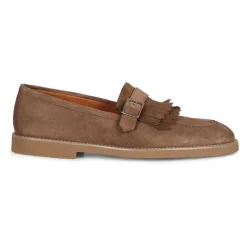 Doucal's Suede Monk Strap Loafers-Heren Instappers & Slip Ons