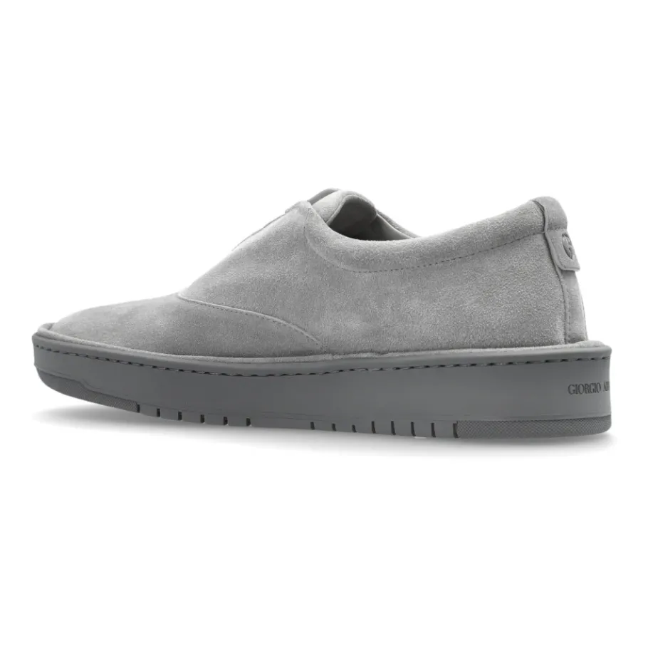 Giorgio Armani Suede Slip-Ons-Heren Sneakers