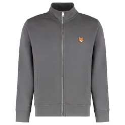 Maison Kitsuné Sweatshirt met volledige rits van katoen-Heren Truien & Vesten