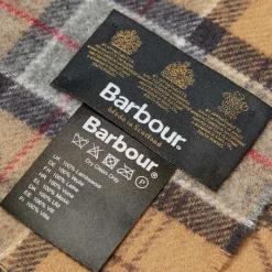 Barbour Tartan Lamswol Sjaal Jurk-Bufandas-Heren Sjaals