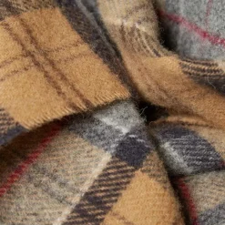 Barbour Tartan Lamswol Sjaal Jurk-Bufandas-Heren Sjaals