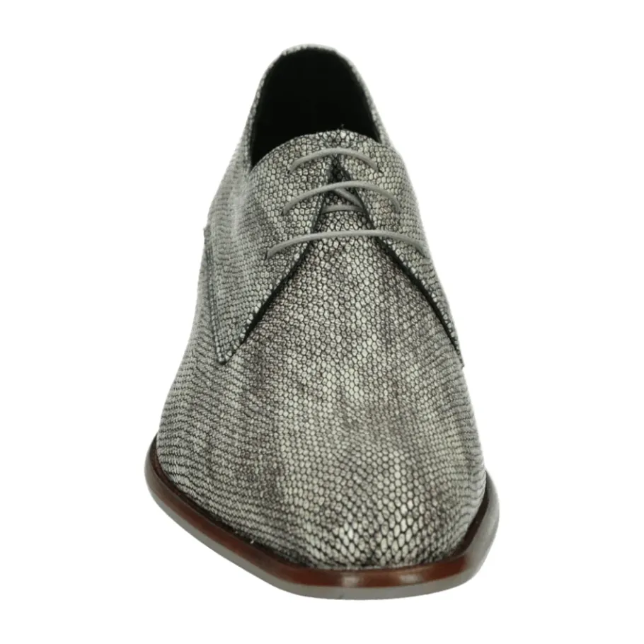 Floris van Bommel Taupe Business Lage Schoenen DE STIJLER-Heren Nette Schoenen